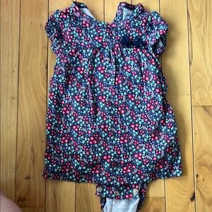 Carter's Navy and Pink Baby Outfit